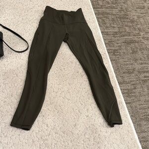 lululemon athletica Olive Green Leggings